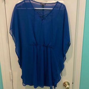 Blue Flowy Dress